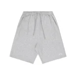 Up In Flames Appliqué Shorts Grey (4)