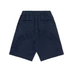 Up In Flames Appliqué Shorts Navy (5)