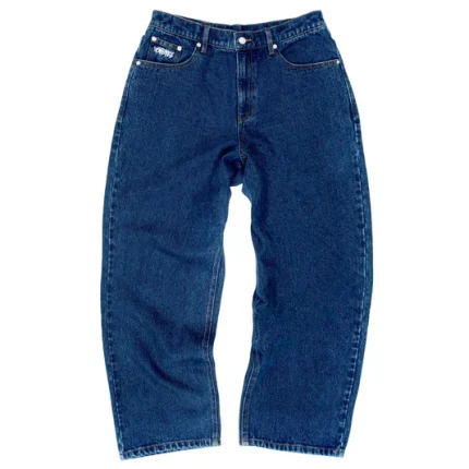 Up In Flames Blue Jeans (2)
