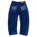 Up In Flames Blue Jeans (3)