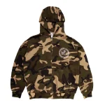 Up In Flames Camo Waffle Zip up Hoodie (3)