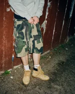 Up In Flames Cargo Shorts Camo (2)