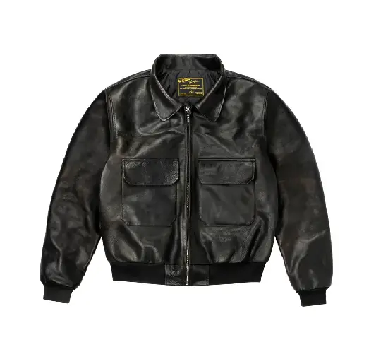 Up In Flames Cow Hide Leather Jacket Black (4) Up In Flames Cow Hide Leather Jacket Black (4)
