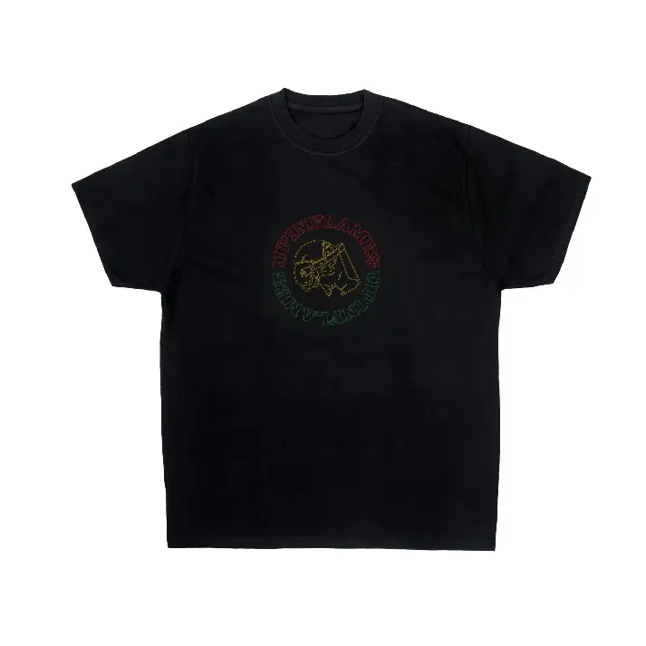 Up In Flames Facetune Black T Shirt (2) Up In Flames Facetune Black T Shirt (2)