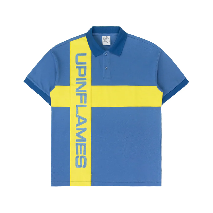 Up In Flames Flag Polo Shirt Sweeden (3) Up In Flames Flag Polo Shirt Sweeden (3)