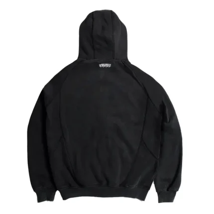 Up In Flames Ninja Zip Up Washed Black (1)