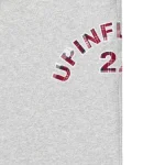 Up In Flames Plaid Appliqué Shorts Grey (2)