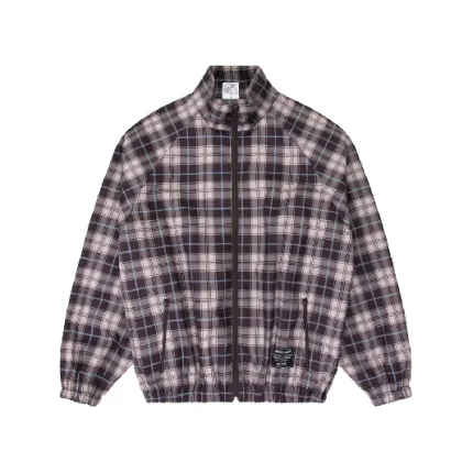 Up In Flames Plaid Track Jacket (4)