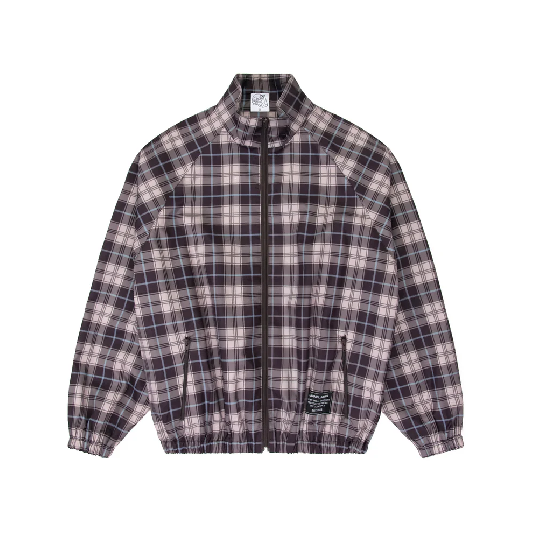 Up In Flames Plaid Track Jacket (4) Up In Flames Plaid Track Jacket (4)