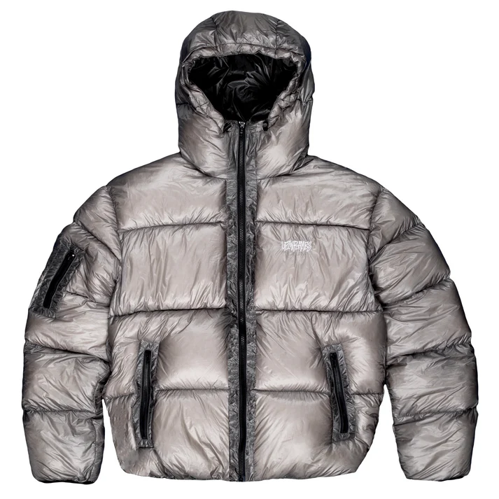 Up In Flames Puffer Jacket Grey (3) Up In Flames Puffer Jacket Grey (3)