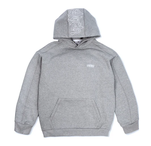 Up In Flames Reverse Stitch Grey Hoodie 2 Up In Flames Reverse Stitch Grey Hoodie 2