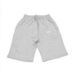 Up In Flames Reverse Stitch Grey Shorts (2)