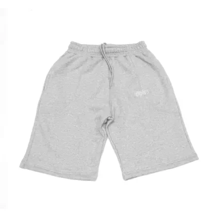 Up In Flames Reverse Stitch Grey Shorts (2)