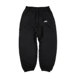 Up In Flames Reverse Stitch Joggers V2 – Black (2)