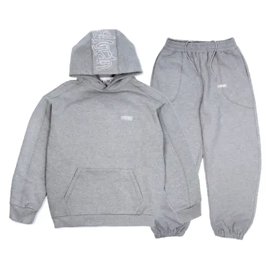 Up In Flames Reverse Stitch Tracksuit Grey 3 Up In Flames Reverse Stitch Tracksuit Grey 3