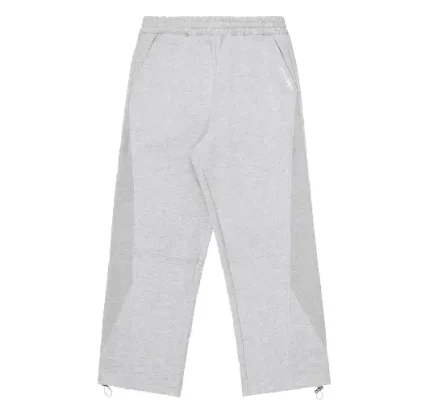 Up In Flames Ribbed Panel Joggers Grey (4)