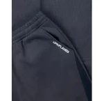 Up In Flames Ribbed Panel Joggers Navy (3)