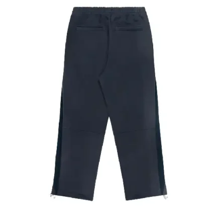 Up In Flames Ribbed Panel Joggers Navy (4)