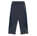 Up In Flames Ribbed Panel Joggers Navy (5)