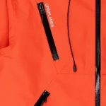 Up In Flames Taped Seam Windbreaker Orange (2)