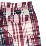 Up In Flames Up In Flames Plaid Cargo Shorts (2)