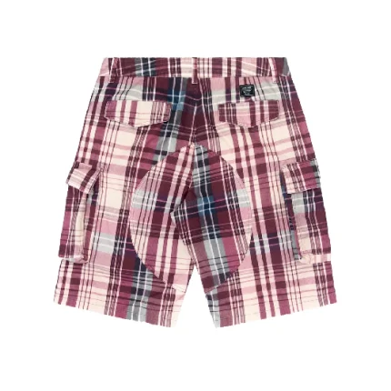 Up In Flames Up In Flames Plaid Cargo Shorts (3)