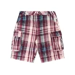 Up In Flames Up In Flames Plaid Cargo Shorts (4)