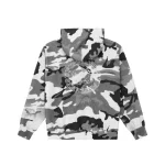 Up In Flames Waffle Zip up Hoodie Camo Grey (3)