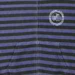 Up In Flames Waffle Zip up Hoodie Striped 2