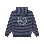 Up In Flames Waffle Zip up Hoodie Striped 3