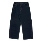 Up In Flames Yoke Logo Indigo Jeans (3)