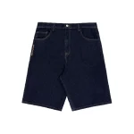 Up In Flames Yoke Logo Jorts Indigo (3)