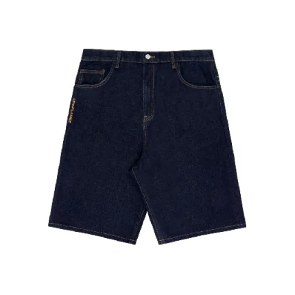 Up In Flames Yoke Logo Jorts Indigo (3)