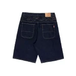 Up In Flames Yoke Logo Jorts Indigo (4)