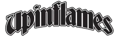 up in flames logo